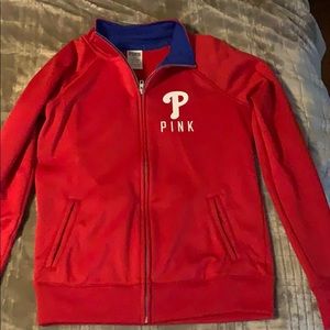Victoria secret pink Phillies zip up